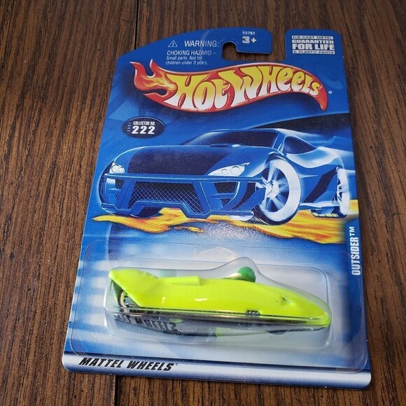 Hot Wheels 2001 Outsider Florescent Yellow With Green Rider #222 - Picture 2 of 8